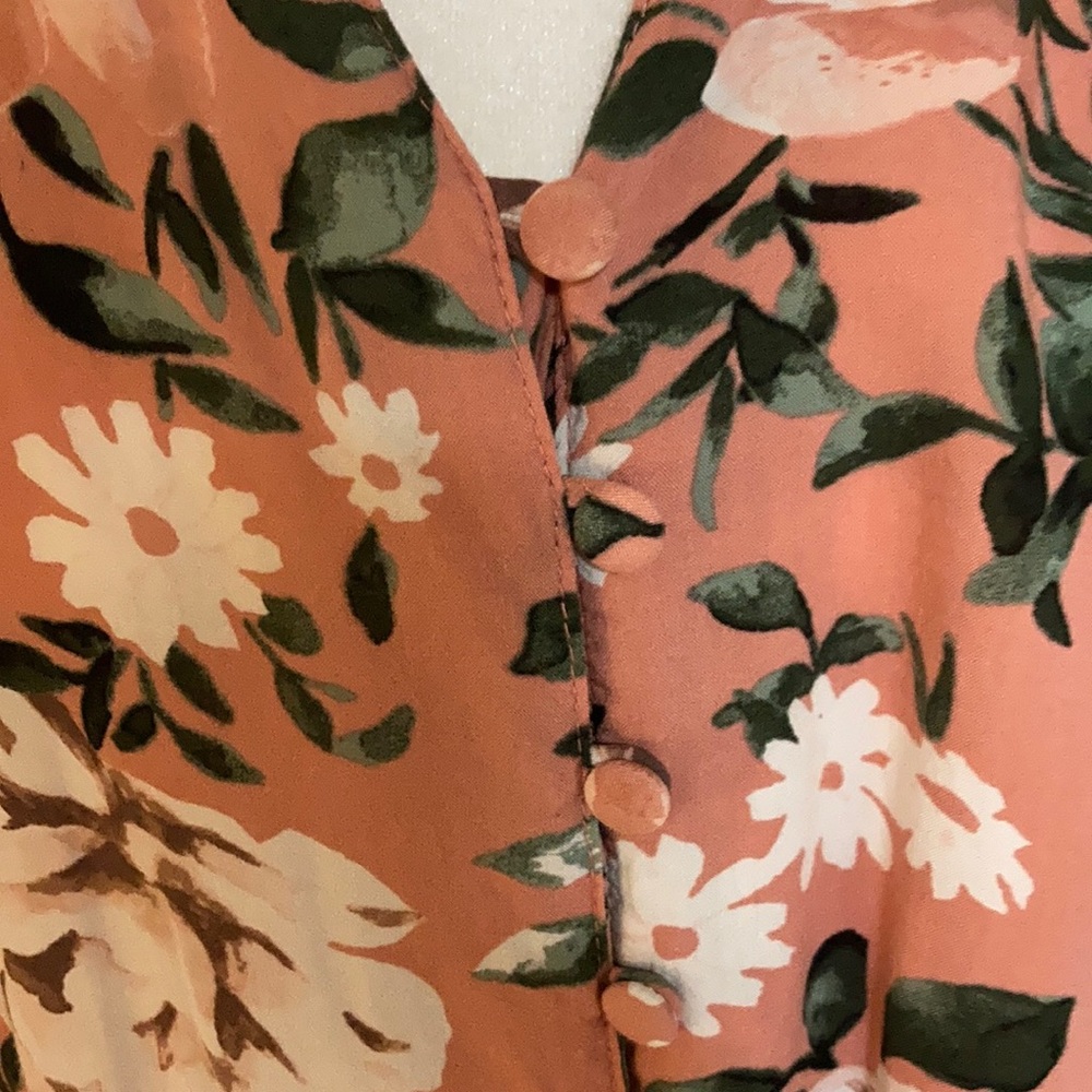 EUC Torrid Harper Multicolor Floral Blouse Plus Size 3X - Picture 8 of 11